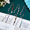 Alloy Wavy Bookmarks AJEW-DC00022-5