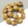 Handmade Porcelain Beads Strands PORC-B002-17A-2