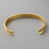 Stainless Steel Open Cuff Bangles LS-BJEW-WH0516-03G-2