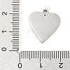 304 Stainless Steel Enamel Pendants STAS-Z078-23P-3