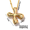 Simple and Stylish Brass Letter Pendant Satellite Chain Necklaces for Women Men GF2554-24-1