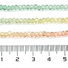 Transparent Painted Glass Beads Strands LS-DGLA-A034-T2mm-A04-3