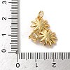 Brass Micro Pave Cubic Zirconia Pendants KK-K358-01D-G-3