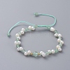 Braided Beads Bracelets BJEW-JB05056-01-1