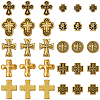 100Pcs 10 Styles Tibetan Style Alloy Beads FIND-SC0023-75-7