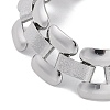 Non-Tarnish 304 Stainless Steel Panther Chain Bracelets for Women Men BJEW-Q343-01P-2