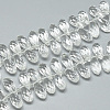 Glass Beads Strands EGLA-S142-8x17mm-10-1
