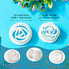 2Pcs Plastic Molds DIY-TA0001-09B-4