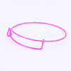 Adjustable Iron Bangle Making BJEW-TAC0004-02D-2