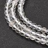 Natural Quartz Crystal Beads Strands G-B145-A02-3mm-4