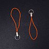 Polyester Cord Mobile Straps MOBA-WH0006-03-1