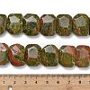 Natural Unakite Beads Strands G-C285-A12-01-5