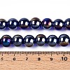 Electroplate Transparent Glass Beads Strands GLAA-T032-T10mm-AB15-4
