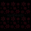 Snowflake Pattern Hotfix Rhinestones DIY-WH0430-205C-1