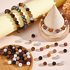   200Pcs 10 Style DIY Round Beads Jewelry Making Finding Kits DIY-PH0021-75-5