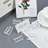 Acrylic Name Card Holder TACR-WH0001-09-8