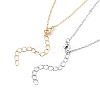 10Pcs 2 Colors Iron Cable Chain Necklaces for Men Women MAK-YW0001-03-2
