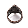 Synthetic Goldstone Retro Finger Rings RJEW-B067-01R-16-3