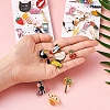 Kissitty Alloy Enamel Brooches JEWB-KS0001-01-6