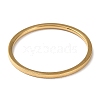 Ion Plating(IP) 304 Stainless Steel Simple Plain Band Finger Ring for Women Men RJEW-F152-05G-2