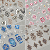 4Pcs 4 Colors 5D PVC Nail Art Stickers Anaglyph Decals MRMJ-SP0001-14-3