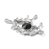 Alloy Jet Rhinestone Pendants LS-PALLOY-P294-01P-02-3