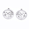 Non-Tarnish 201 Stainless Steel Pendants STAS-T044-191P-2