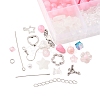 DIY Pink Earring Making Kit DIY-FS0004-78-3