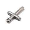 304 Stainless Steel Pendants STAS-Z091-08AS-01-2