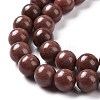 Natural Rhodonite Round Bead Strands G-J302-10-10mm-3