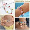 400Pcs Printed Handmade Polymer Clay Beads CLAY-PA0001-35-5