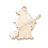 Halloween Alloy Enamel Pendants ENAM-P248-01G-C-2