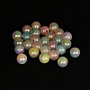 Opaque UV Plating Acrylic Beads PACR-D288-24-4