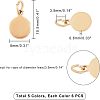 PVD Vacuum Plating 304 Stainless Steel Charms EJEW-UN0001-40B-5
