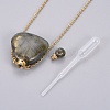 Natural Labradorite Openable Perfume Bottle Pendant Necklaces G-K295-A03-G-4