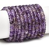 Natural Amethyst Heishi Beads Strands G-A299-A13-01-2