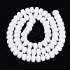Opaque Glass Beads Strands GLAA-Q114-01A-B01-2