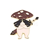 Mushroom with Swordsman Enamel Pin MUSH-PW0001-033F-1