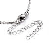 304 Stainless Steel Pendant Necklaces NJEW-Z008-01P-4