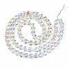 Electroplate Glass Beads Strands EGLA-S188-13-B04-3