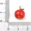 Fruit Alloy Enamel Charms ENAM-P264-02C-G01-4