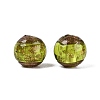 Handmade Gold Sand Lampwork Beads LAMP-N045-01B-06-1