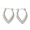 304 Stainless Steel Hoop Earrings for Women EJEW-Z026-31P-1