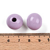 Painted Natural Wood Beads WOOD-A018-16mm-09-3