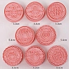 8Pcs 8 Styles Christmas Theme Plastic Cookie Molds BAKE-PW0007-029-2