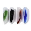 Transparent Spray Painted Glass Pendants GLAA-S202-03-1