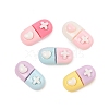 Opaque Resin Cabochons CRES-M037-08C-2