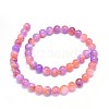 Natural Dyed Jade Beads Strands G-F601-A23-2