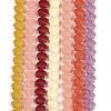 Synthetic Coral Dyed Carved Beads Strands CORA-K009-05A-1