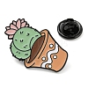 Cactus & Flower Enamel Pins JEWB-P021-B01-3